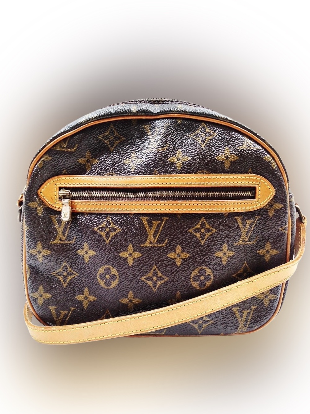Vintage Louis Vuitton Senlis Brown Monogram Crossbody Bag